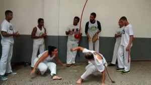 Durante o lançamento do 'Mapeamento" houve apresentação de capoeira